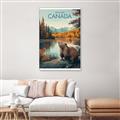 Picture of Canadian Beavers _GroupedProduct_Rectangle_Portrait_Canvas_Framed_