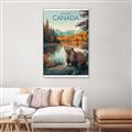 Picture of Canadian Beavers _GroupedProduct_Rectangle_Portrait_Canvas_Framed_