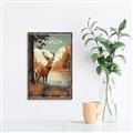 Picture of Canadian Deer _GroupedProduct_Rectangle_Portrait_Canvas_Framed_