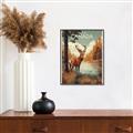 Picture of Canadian Deer _GroupedProduct_Rectangle_Portrait_Canvas_Framed_