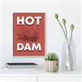 Picture of Hot Dam _GroupedProduct_Rectangle_Portrait_Canvas_Framed_