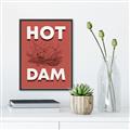 Picture of Hot Dam _GroupedProduct_Rectangle_Portrait_Canvas_Framed_