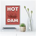 Picture of Hot Dam _GroupedProduct_Rectangle_Portrait_Canvas_Framed_