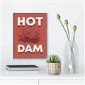 Picture of Hot Dam _GroupedProduct_Rectangle_Portrait_Canvas_Framed_