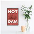 Picture of Hot Dam _GroupedProduct_Rectangle_Portrait_Canvas_Framed_