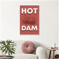 Picture of Hot Dam _GroupedProduct_Rectangle_Portrait_Canvas_Framed_