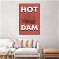 Picture of Hot Dam _GroupedProduct_Rectangle_Portrait_Canvas_Framed_