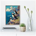 Picture of Perched Above the Blue _GroupedProduct_Rectangle_Portrait_Canvas_Framed_