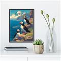 Picture of Perched Above the Blue _GroupedProduct_Rectangle_Portrait_Canvas_Framed_