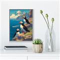 Picture of Perched Above the Blue _GroupedProduct_Rectangle_Portrait_Canvas_Framed_