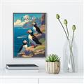 Picture of Perched Above the Blue _GroupedProduct_Rectangle_Portrait_Canvas_Framed_