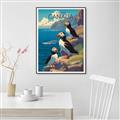 Picture of Perched Above the Blue _GroupedProduct_Rectangle_Portrait_Canvas_Framed_