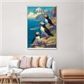 Picture of Perched Above the Blue _GroupedProduct_Rectangle_Portrait_Canvas_Framed_
