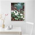 Picture of White Trillium _GroupedProduct_Rectangle_Portrait_Canvas_Framed_
