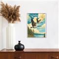 Picture of Echoes of the Lake _GroupedProduct_Rectangle_Portrait_Canvas_Framed_
