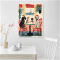 Picture of Café Canine _GroupedProduct_Rectangle_Portrait_Unframed_Print_Only_