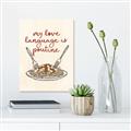 Picture of My Love Language is Poutine _GroupedProduct_Rectangle_Portrait_Unframed_Print_Only_