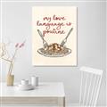Picture of My Love Language is Poutine _GroupedProduct_Rectangle_Portrait_Unframed_Print_Only_