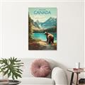 Picture of Canadian Brown Bear _GroupedProduct_Rectangle_Portrait_Unframed_Print_Only_