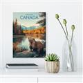 Picture of Canadian Beavers _GroupedProduct_Rectangle_Portrait_Unframed_Print_Only_