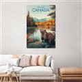 Picture of Canadian Beavers _GroupedProduct_Rectangle_Portrait_Unframed_Print_Only_