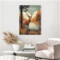 Picture of Canadian Deer _GroupedProduct_Rectangle_Portrait_Unframed_Print_Only_