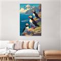 Picture of Perched Above the Blue _GroupedProduct_Rectangle_Portrait_Unframed_Print_Only_