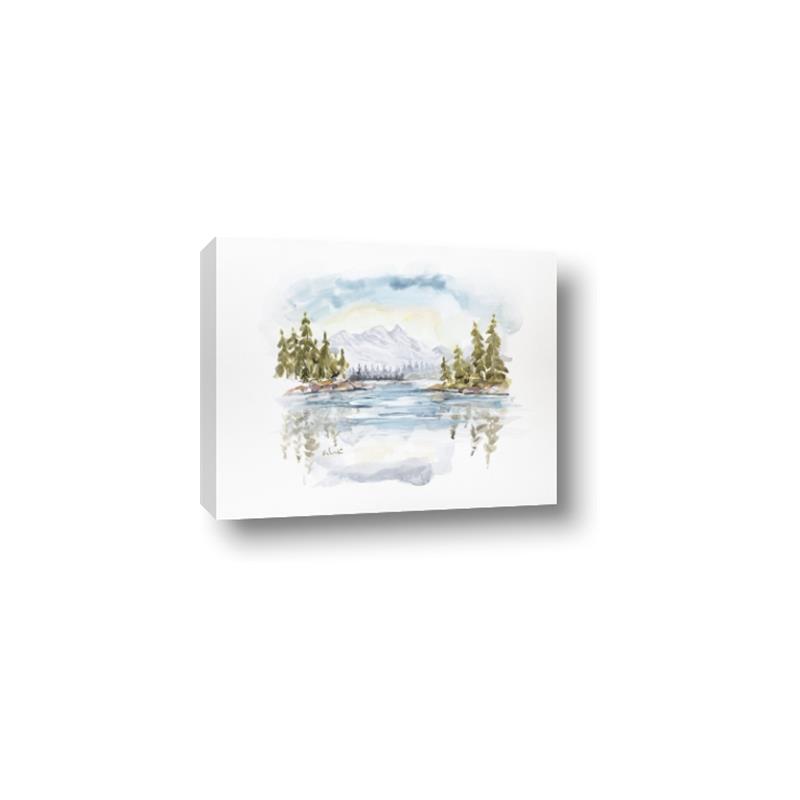 Picture of Reflections of the North II _GroupedProduct_Rectangle_Landscape_Canvas_