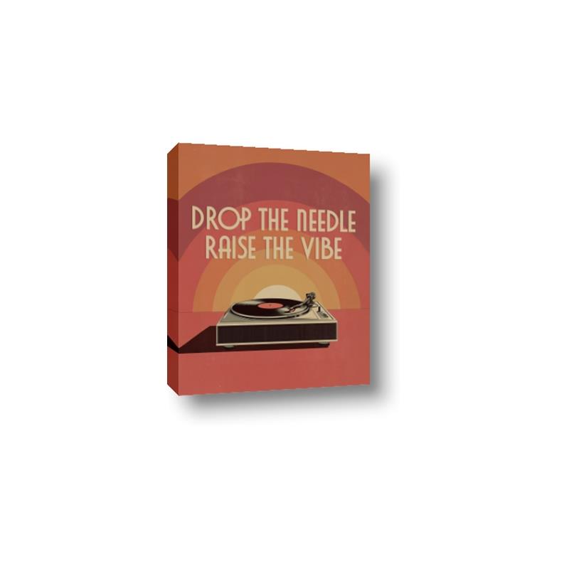 Picture of Drop the Needle, Raise the Vibe _GroupedProduct_Rectangle_Portrait_Canvas_