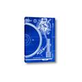 Picture of Blue Print Vinyl I _GroupedProduct_Rectangle_Portrait_Photography _GroupedProduct_Rectangle_Portrait_Canvas_