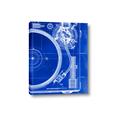 Picture of Blue Print Vinyl I _GroupedProduct_Rectangle_Portrait_Photography _GroupedProduct_Rectangle_Portrait_Canvas_