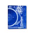 Picture of Blue Print Vinyl I _GroupedProduct_Rectangle_Portrait_Photography _GroupedProduct_Rectangle_Portrait_Canvas_