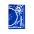 Picture of Blue Print Vinyl I _GroupedProduct_Rectangle_Portrait_Photography _GroupedProduct_Rectangle_Portrait_Canvas_