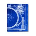 Picture of Blue Print Vinyl I _GroupedProduct_Rectangle_Portrait_Photography _GroupedProduct_Rectangle_Portrait_Canvas_