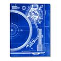 Picture of Blue Print Vinyl I _GroupedProduct_Rectangle_Portrait_Photography _GroupedProduct_Rectangle_Portrait_Canvas_