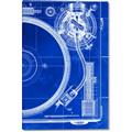 Picture of Blue Print Vinyl I _GroupedProduct_Rectangle_Portrait_Photography _GroupedProduct_Rectangle_Portrait_Canvas_