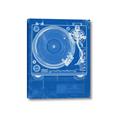 Picture of Blue Print Vinyl II _GroupedProduct_Rectangle_Portrait_Photography _GroupedProduct_Rectangle_Portrait_Canvas_
