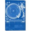 Picture of Blue Print Vinyl II _GroupedProduct_Rectangle_Portrait_Photography _GroupedProduct_Rectangle_Portrait_Canvas_