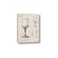 Picture of Sketch of a Wine Glass _GroupedProduct_Rectangle_Portrait_Canvas_