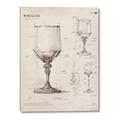 Picture of Sketch of a Wine Glass _GroupedProduct_Rectangle_Portrait_Canvas_