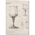 Picture of Sketch of a Wine Glass _GroupedProduct_Rectangle_Portrait_Canvas_