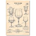 Picture of The Anatomy of a Wine Glass _GroupedProduct_Rectangle_Portrait_Canvas_