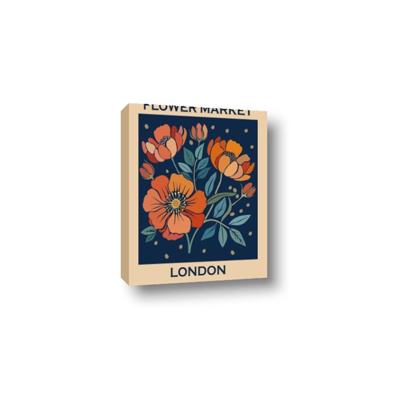 Picture of Flower Market: London _GroupedProduct_Rectangle_Portrait_Canvas_