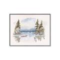 Picture of Reflections of the North I _GroupedProduct_Rectangle_Landscape_Canvas_Framed_