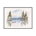 Picture of Reflections of the North I _GroupedProduct_Rectangle_Landscape_Canvas_Framed_