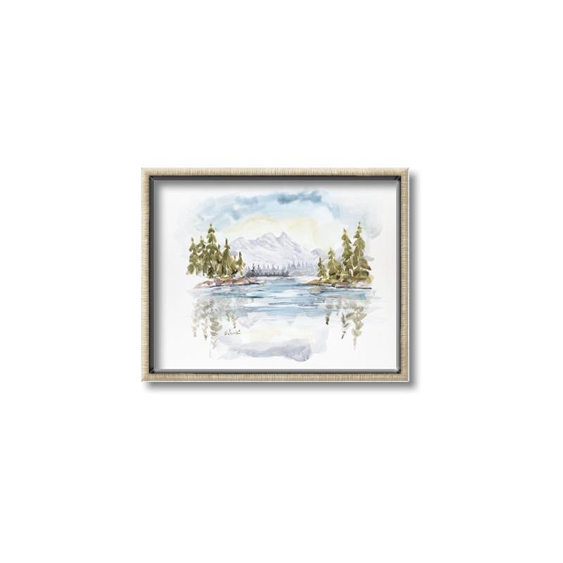 Picture of Reflections of the North II _GroupedProduct_Rectangle_Landscape_Canvas_Framed_