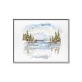 Picture of Reflections of the North II _GroupedProduct_Rectangle_Landscape_Canvas_Framed_