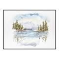Picture of Reflections of the North II _GroupedProduct_Rectangle_Landscape_Canvas_Framed_
