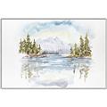 Picture of Reflections of the North II _GroupedProduct_Rectangle_Landscape_Canvas_Framed_
