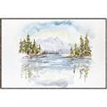 Picture of Reflections of the North II _GroupedProduct_Rectangle_Landscape_Canvas_Framed_